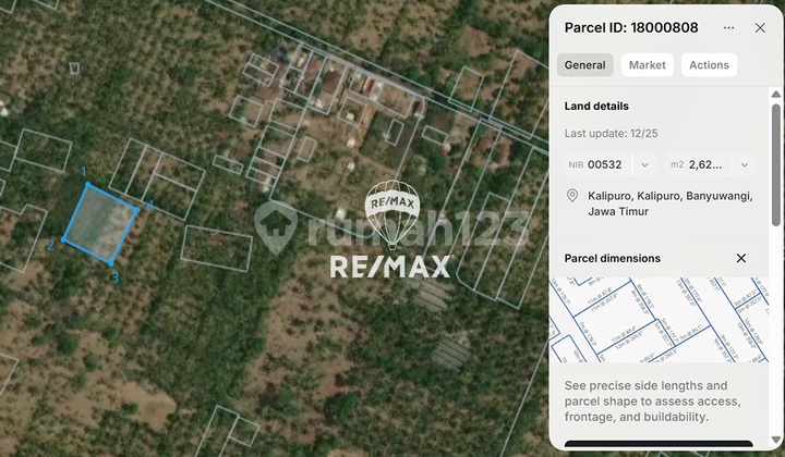 Dijual Cepat Tanah Strategis Gombengsari - Kalipuro, Banyuwangi