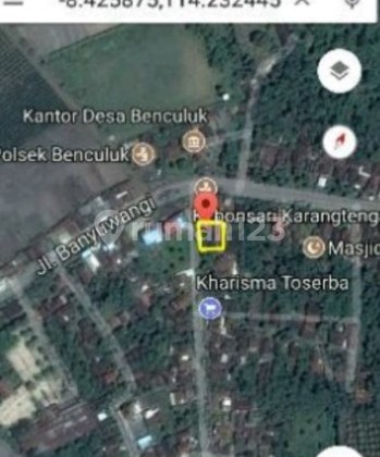 Tanah + Rumah Dijual - Jalan Raya Benculuk, Cluring - Banyuwangi
