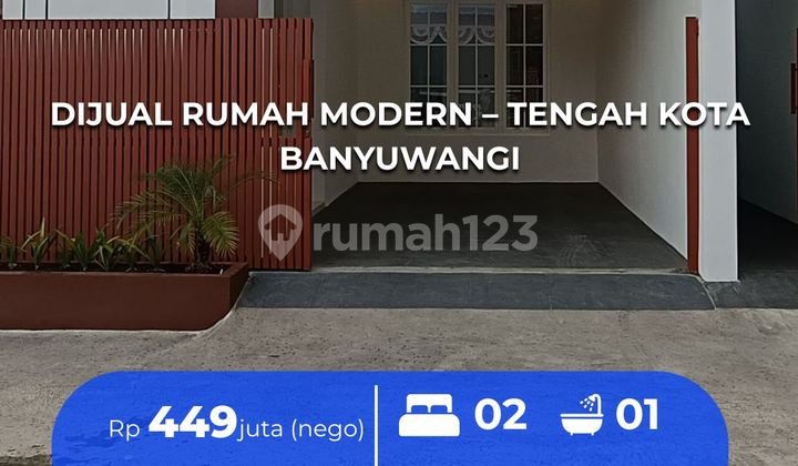Rumah Bagus SHM di Belakang Kampus Untag Banyuwangi