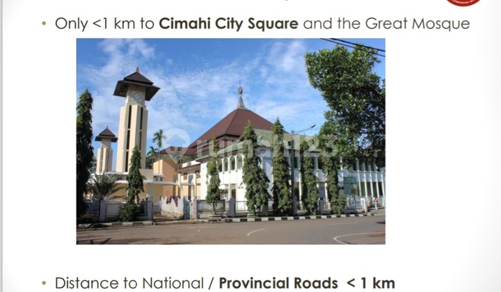 Commercial Land for Sale in Central Cimahi, West Bandung