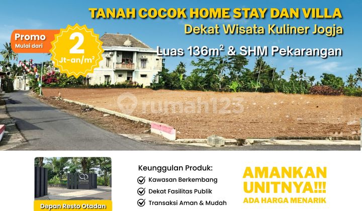 Cheap Land for Sale in Sleman, Near UII Campus