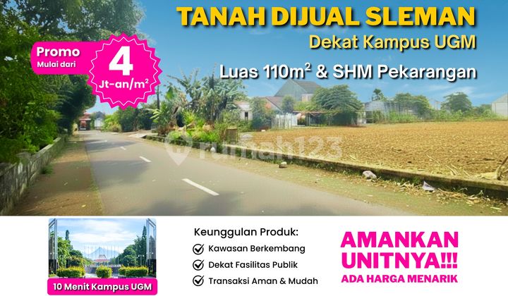 Tanah Murah Dijual Sleman