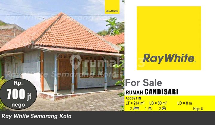 Rumah Butuh Renovasi dengan Halaman Luas di Candisari (A3569) 1