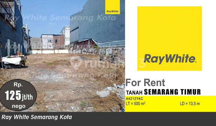 Ready-to-Build Land Suitable for Showroom in East Semarang (A4212) Ready-to-Build Land Suitable for Showroom in East Semarang (A4212)