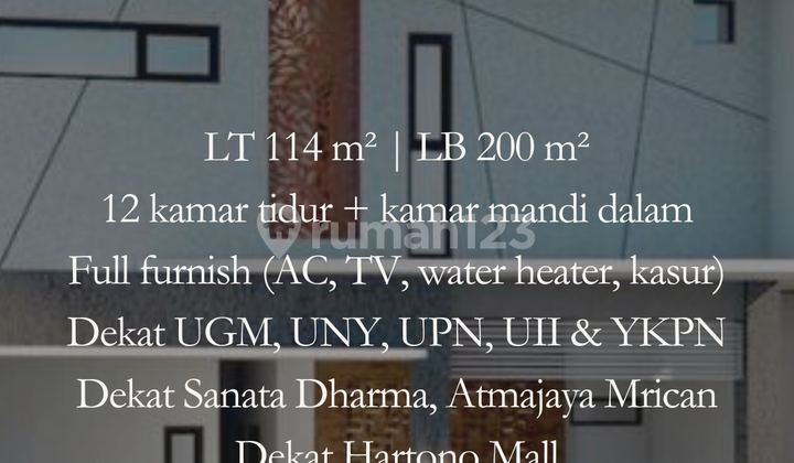 Strategic Boarding House Near Many Campuses & Hartono Mall 2