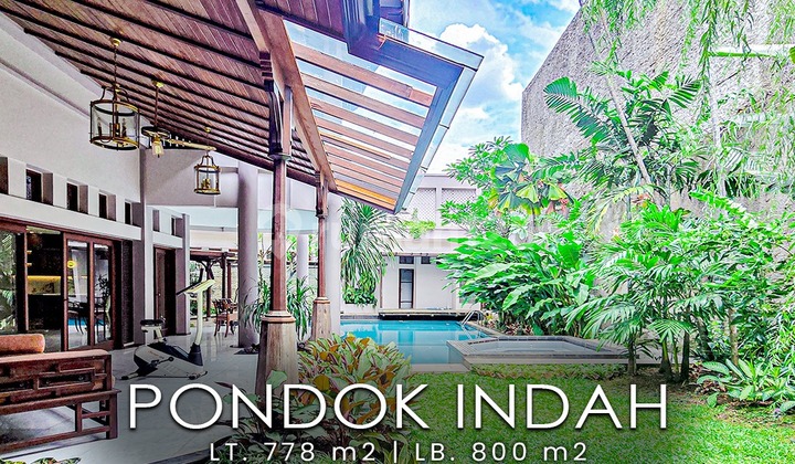 For Sale Rumah Mewah di Pondok Indah - Jakarta Selatan (Ww/Mm)