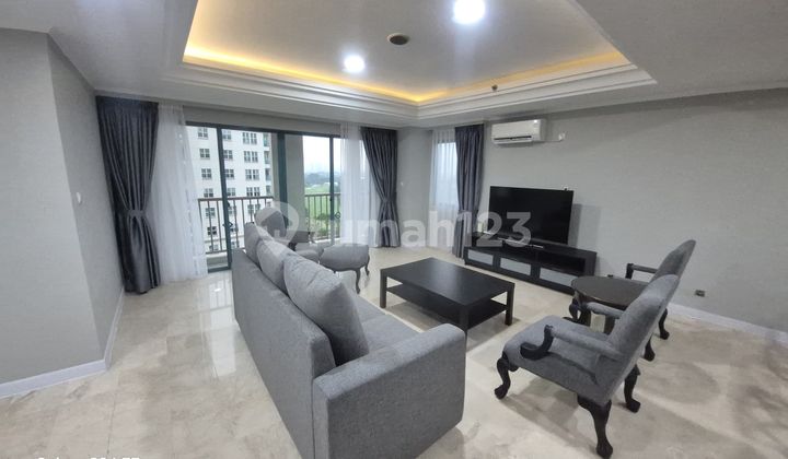 Disewakan Unit 3+1BR Golfhill Terrace Full Furnished Bagus