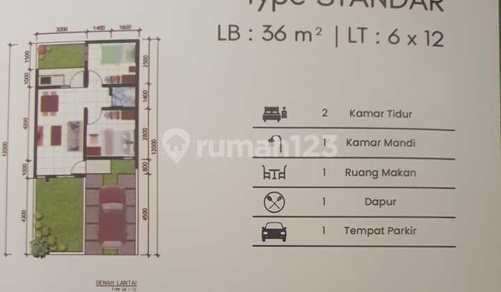 Affordable 1-Story House in Housing Complex Near IPB Bogor 2