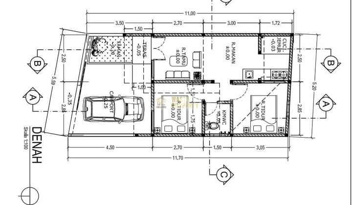 Rumah Paling Murah di Sedayu Dekat Rsu Mitra Sehat 2