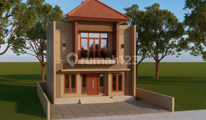 Di Jual Rumah 2 Lantai Murah Jogja 3 Kt2 Km3 Menit ke Pasar Gentan Jakal 2