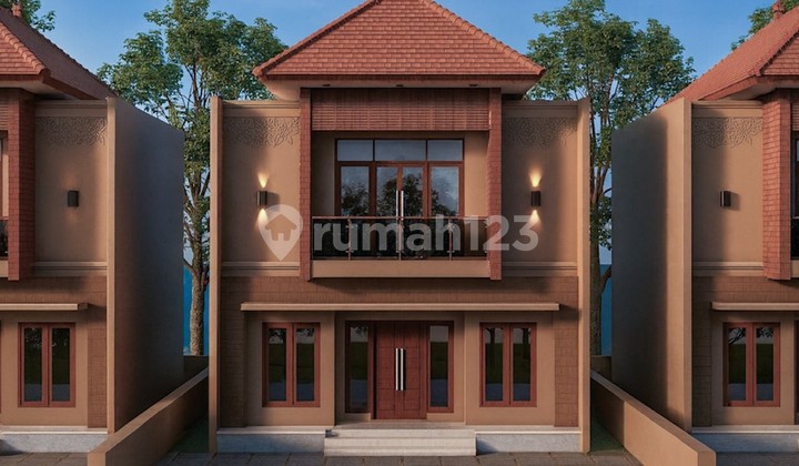 Rumah 2 Lantai Jogja Type 90 Gaya Tropis Bali 2Menit ke Sd Bias Kaliurang 2