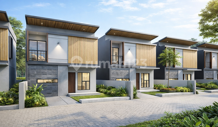 Dekat Pasar Gentan Rumah Kontemporer 2 Lantai bisa KPR 2