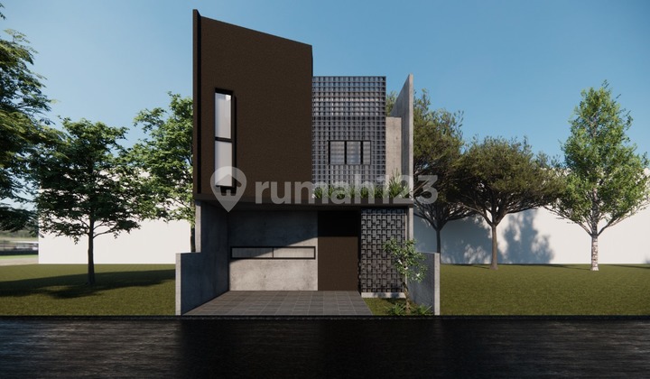 Dekat Pasar Gentan Rumah 2 Lantai Model Industrial bisa KPR 2