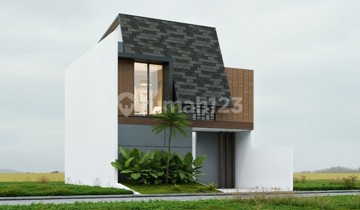 Tropical Homestay at Jakal Km.10 Gentan with Private Pool; Freehold Title; Eligible for Mortgage Loan (KPR)