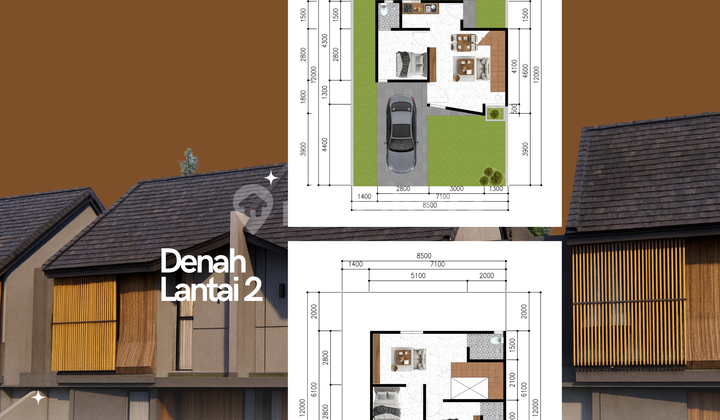 Rumah 2Lantai Tropis Dekat Uii; One Gate System 2