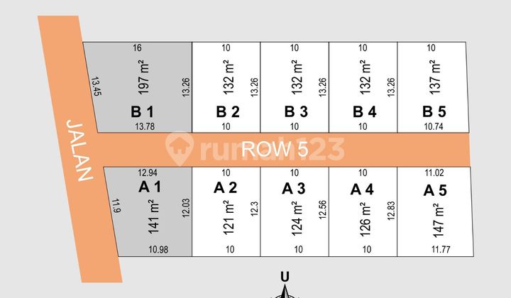 Promo near UGM, JL Kaliurang km 9 ready-to-build villa house.