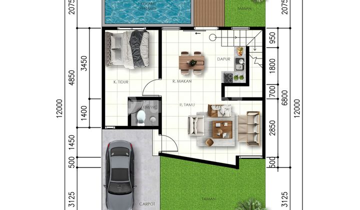 Kalitirto Berbah, Sleman Residence, Near Maguwo Station