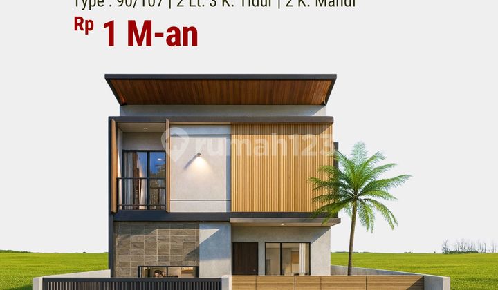 Premium Jl Kaliurang KM 9, Kontemporer 2 LT 3 Kamar, Akses Simpangan Mobil