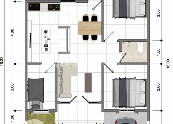 Affordable House for Sale in Lampung Rajabasa Near Umitra Campus 2