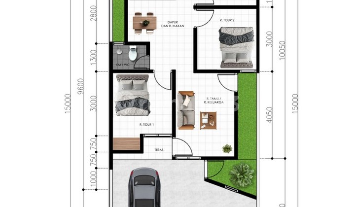 House for Sale Advertisement Lampung Jl. Cengkeh Rajabasa Near Itera Toll Gate 2
