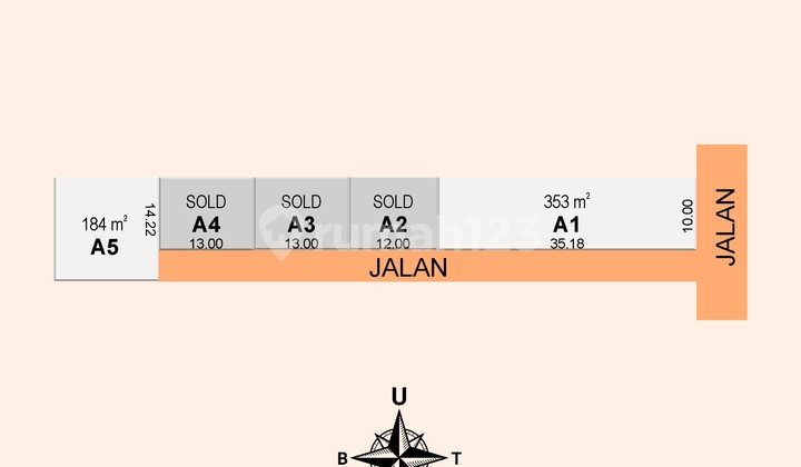 Dekat RSU Queen Latifa & Ringroad, Tanah Strategis Gamping Sleman