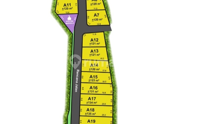 Kavling 120 Metar Siap Bangun Shm Ready Nempel Jalan Ke Bsb Mijen Semarang 1