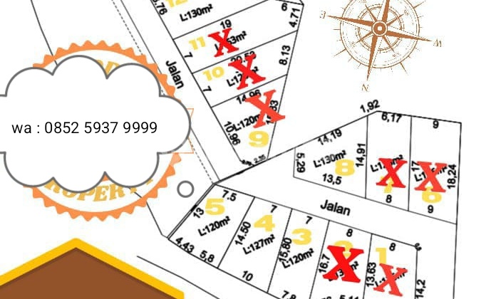 Tanah Sangat Strategis 3menit Kampus Unnes Siap Bangun Kost 1