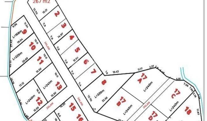 Tanah Hook 267mtr Jual Murah Shm Siap Bangun Cepoko Kota Semarang 1