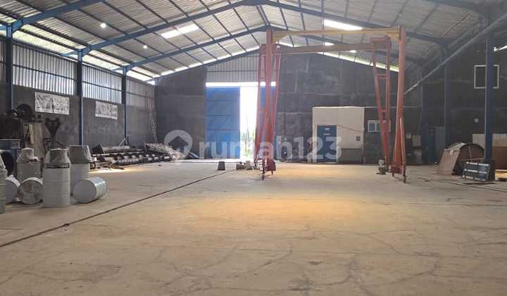 Dijual Gudang di Tigaraksa Tangerang Lb 2000 M² Lt 3000M² Akses container 40f Shm