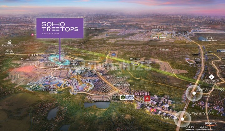 Free VAT Early Bird Special Price Soho New Tree Tops Most Premium Location Karawaci 2