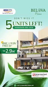 Terravia Belova Classic Cicilan 15 Jutaan KPR Dp 0 Disc 12 Terbaru Bsd City 2 Man
