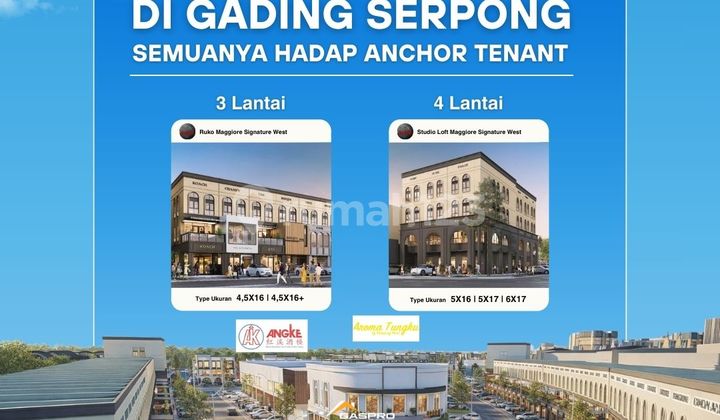 New Maggiore Signature West Promo KPR Cicilan Dp 5% Lokasi Elite Gading Serpong