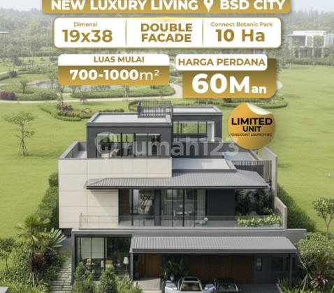 BOTANIC VILLA Premium Sinarmasland Promo 50M now Only 40M Only 15 units!