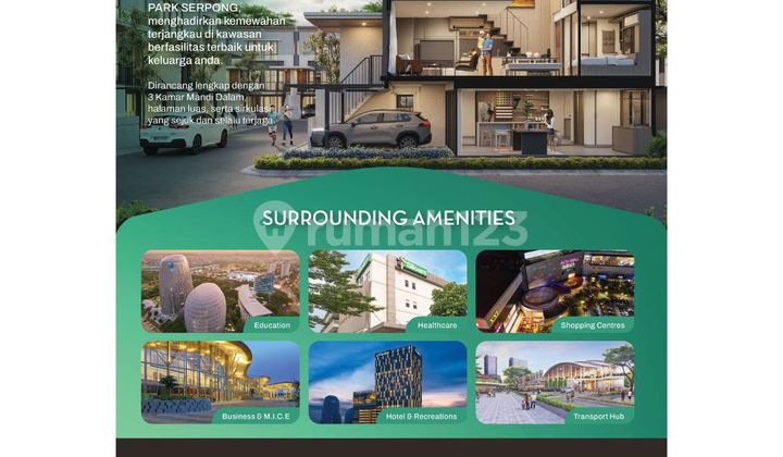 New TREE TOPS Park Serpong 3 Minutes to Lippo Karawaci Mall Best Seller under 1M