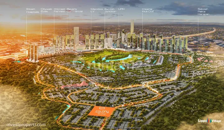 Lippo Group Dekat Super mall Desain modern Tropis Terbaik dari Karawaci Park Serpong