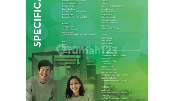 New Tree Tops Park Serpong 3 Menit ke Mall Lippo Karawaci Terlaris Under 1M