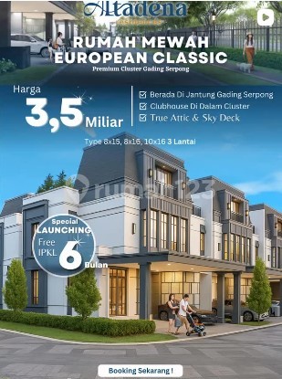 Latest Altadena Gading Serpong - Premium House Near Toll Road, Schools, & Mall!