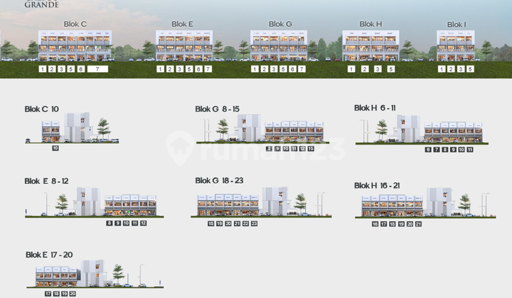 1-Man Ready Ruko This Year at the Latest Boulevard Petals Ruko Calico Grande 2 Floors Free VAT 2