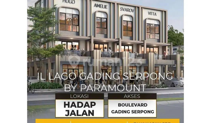 Commercial Terramai Banget New Lokasi Prime Traffic Tinggi di Gading Serpong Bsd City
