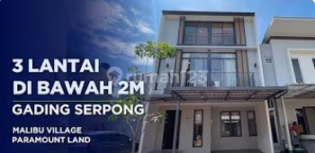 Rumah Mewah 3 Lantai 6X8 & 7X8 New Malibu Village Mulai 1,9M-An