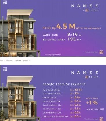 Namee Eonna Lebar 8 KPR Tanpa DP Langsung Punya Unit Cash Disc Promo Langsung