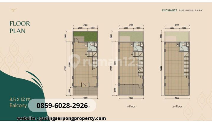 Ruko Paling dicari Akses Mudah, Potensi Sewa Tinggi For Sale! Ruko Exquis BSD