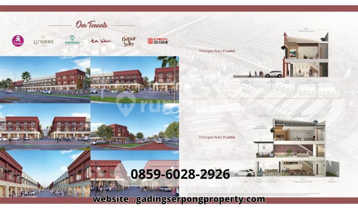 Madison Grande Ruko Harga 2M Langsung Siap Pakai Premium & Dikelilingi Cluster Elite