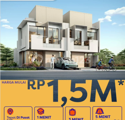 Termurah Cicilan Hanya 5 Jutaan! Rumah Izzi Sinarmasland Dekat East Vara, Aeon Mall, Cbd BSD City Termurah Cicilan Hanya 5 Jutaan! Rumah Izzi Sinarmasland Dekat East Vara, Aeon Mall, Cbd BSD City