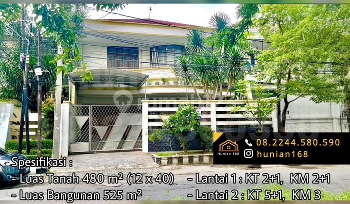 Rumah Mewah Jalan Raya Kembar Kertajaya Dharmahusada Indah Timur Galaxy Mall Surabaya