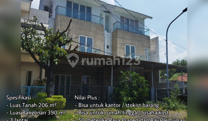 Cheap House Shop Office Kendangsari Kendang Sari Tenggilis Rungkut Surabaya Main Road 1
