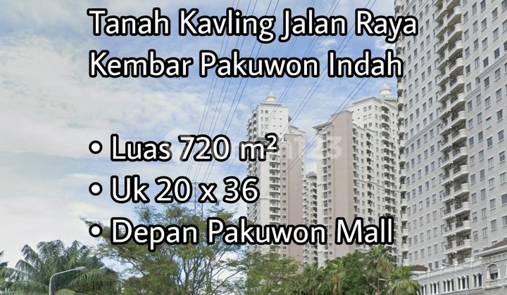 Tanah Kavling Perumahan Mewah Pakuwon Indah Villa Bukit Regensi Regency VBR 1 2 Surabaya Barat