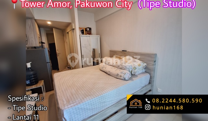 Studio Apartment Fully Furnished Amor Tower Pakuwon City Surabaya