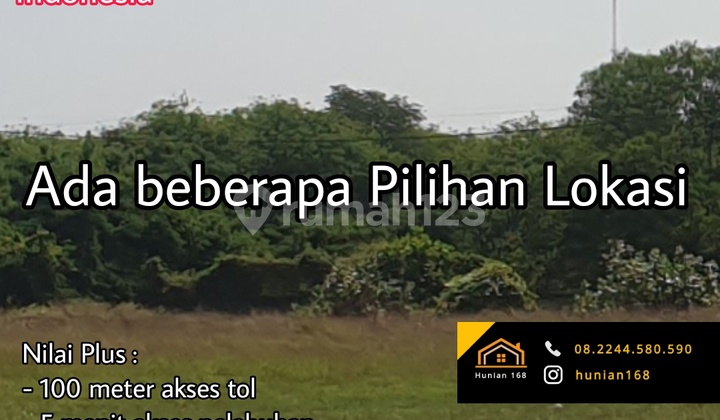 Tanah Kavling Industri Gudang Jalan Raya Lingkar Timur Buduran Sidoarjo