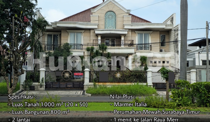 Rumah Super Mewah Araya Galaxy Bumi Permai Puri Galaxi Tahap 1 Surabaya Timur